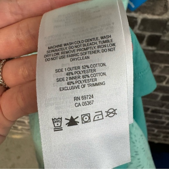 NWT Columbia See Through You Burnout Dress mint teal - Picture 7 of 10